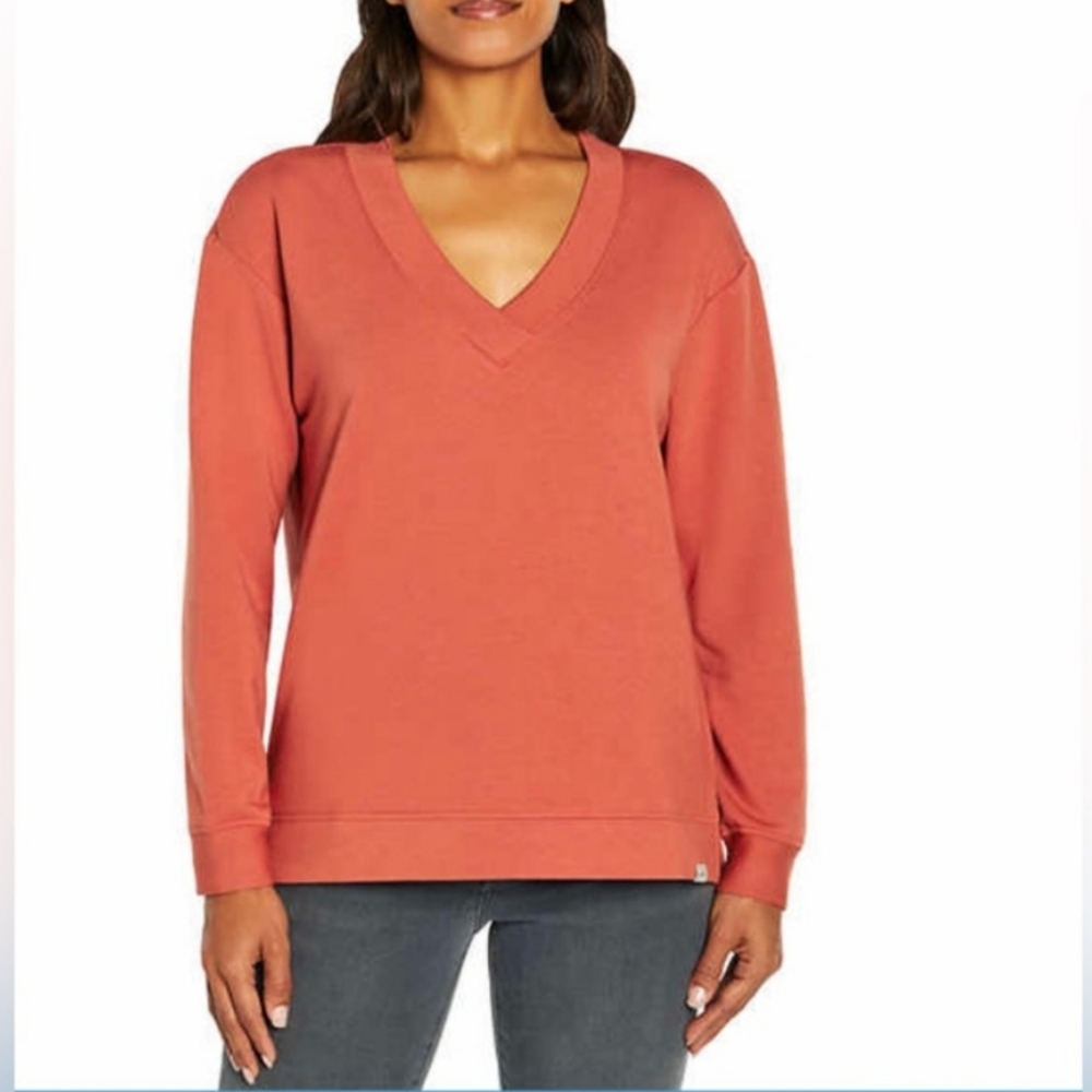 Orvis modal v neck sweater
